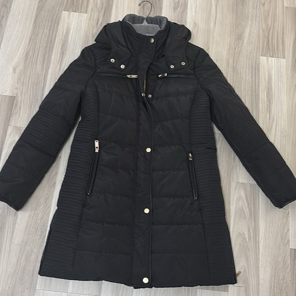 CoffeeShop Jackets & Blazers - Coffee Shop New York Puffer Hooded ‎ Women's Coat Size Large